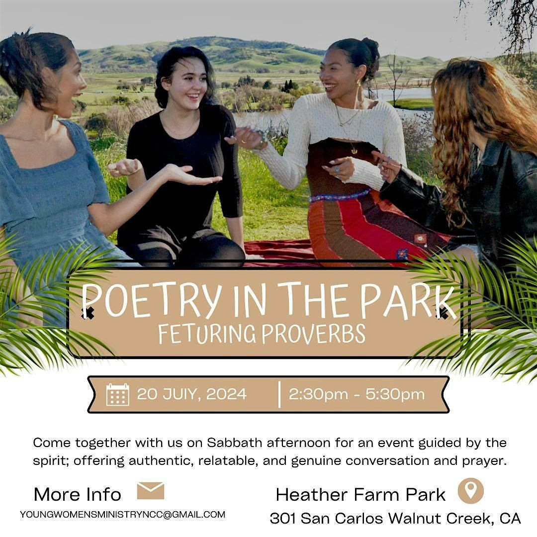 Poetry in the Park with NCC Young Women's Ministry