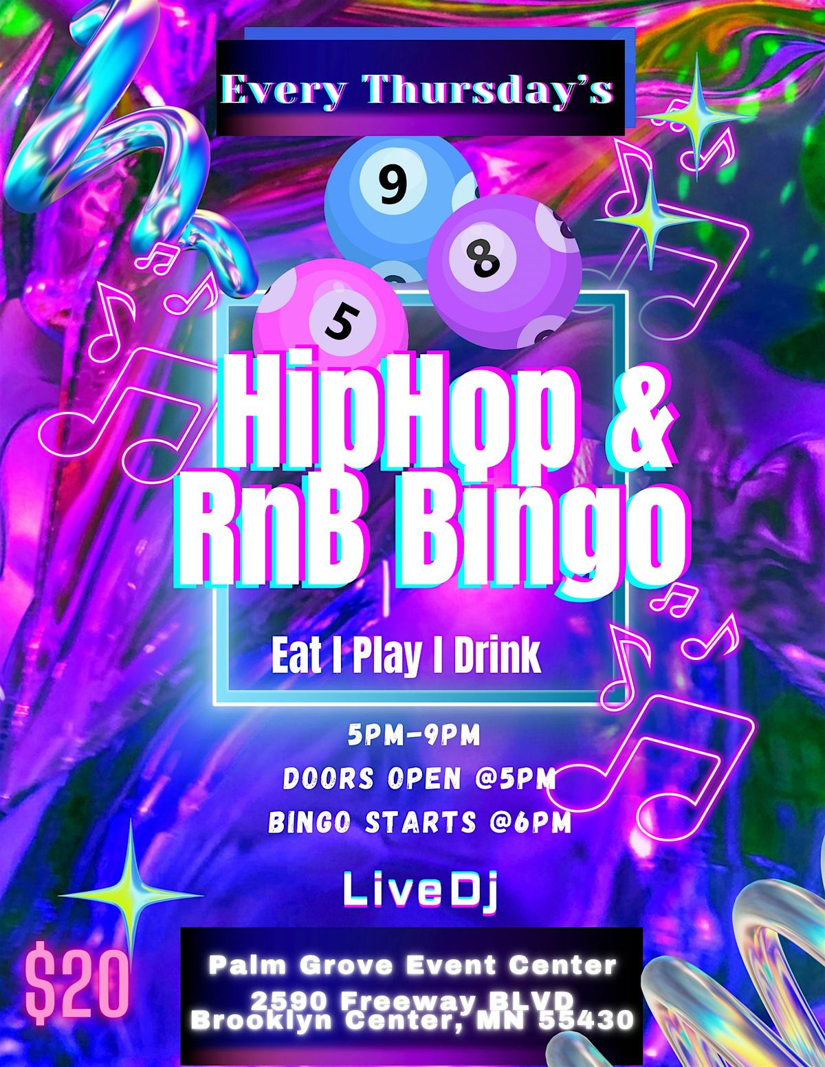 Hip Hop & RnB Bingo \/ Karaoke & Game Night