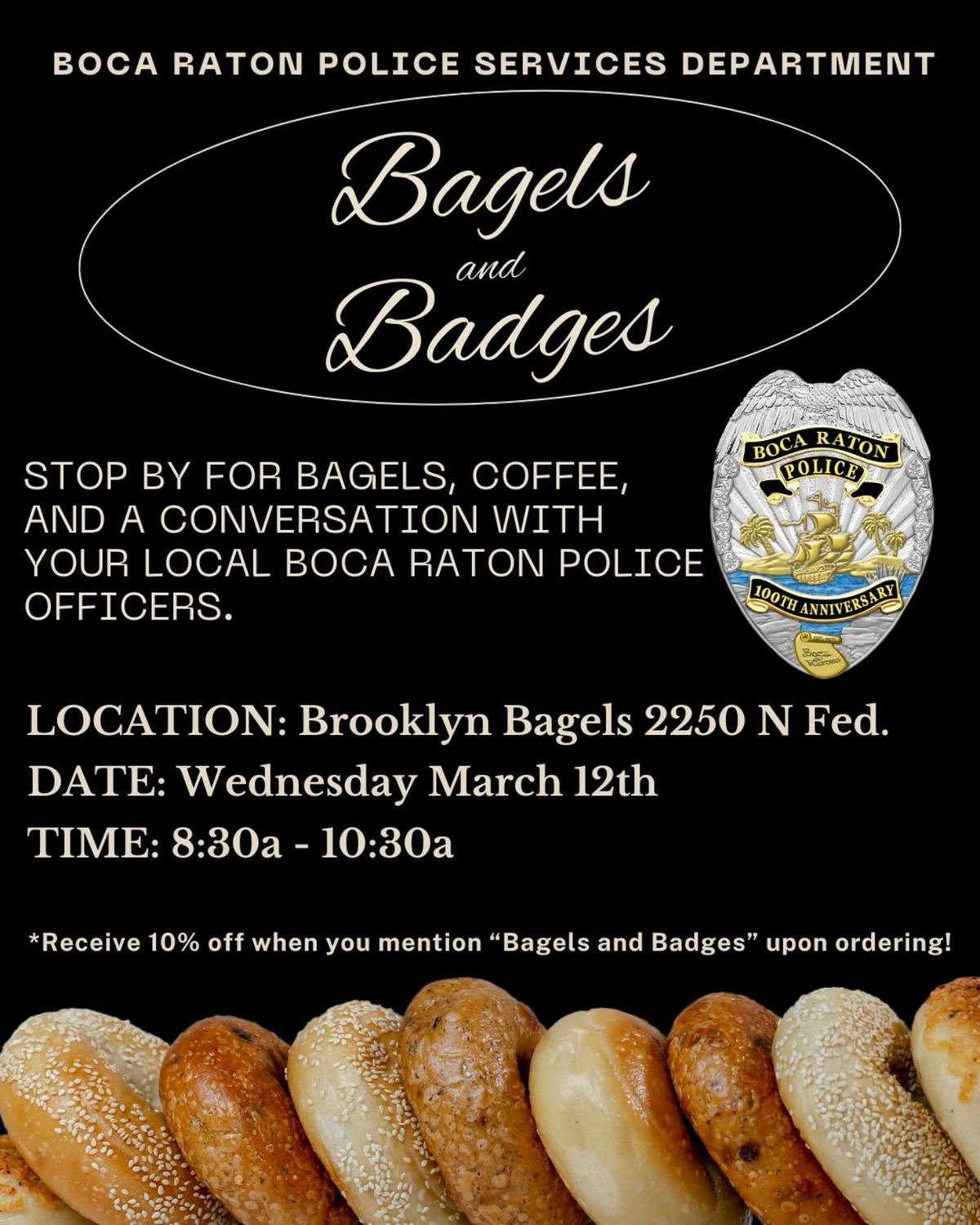 Bagels and Badges 