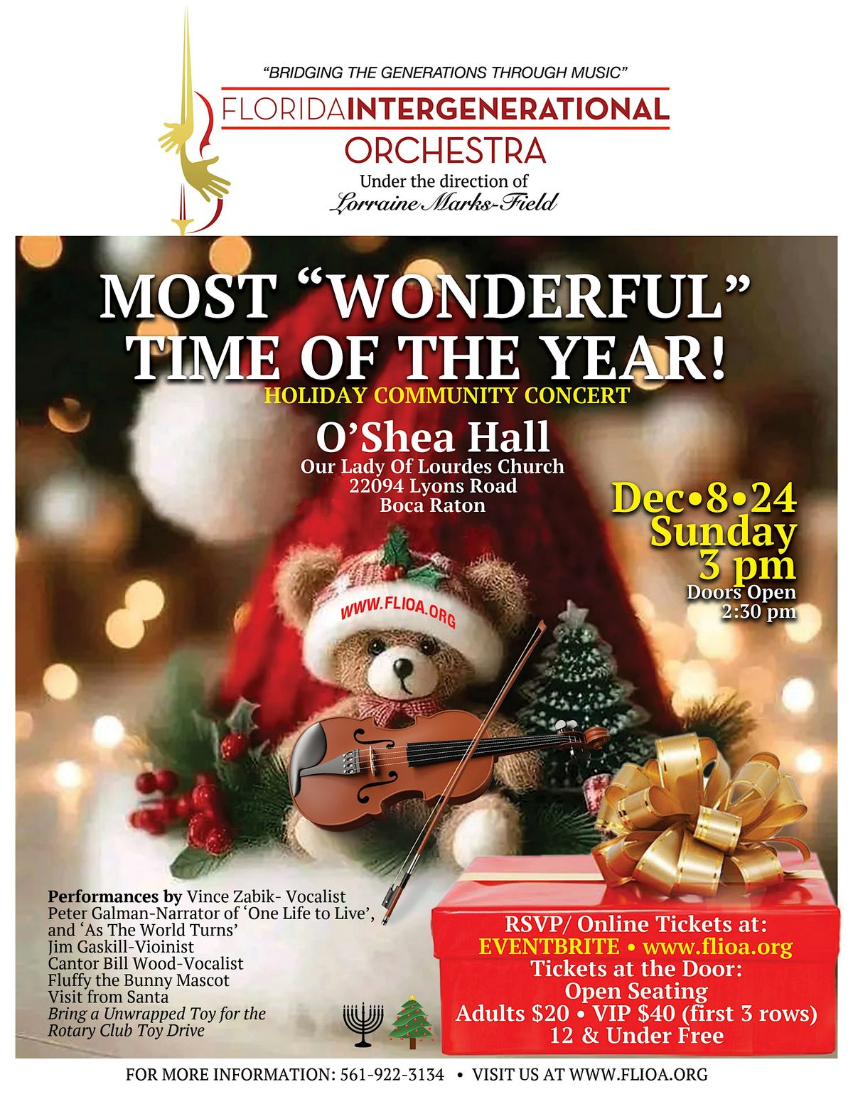 Florida Intergenerational Orchestra  \u201cMost Wonderful Time of the Year\u201d