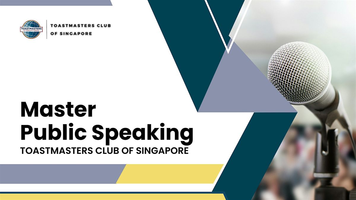 Master Public Speaking with Toastmasters (TMCS)