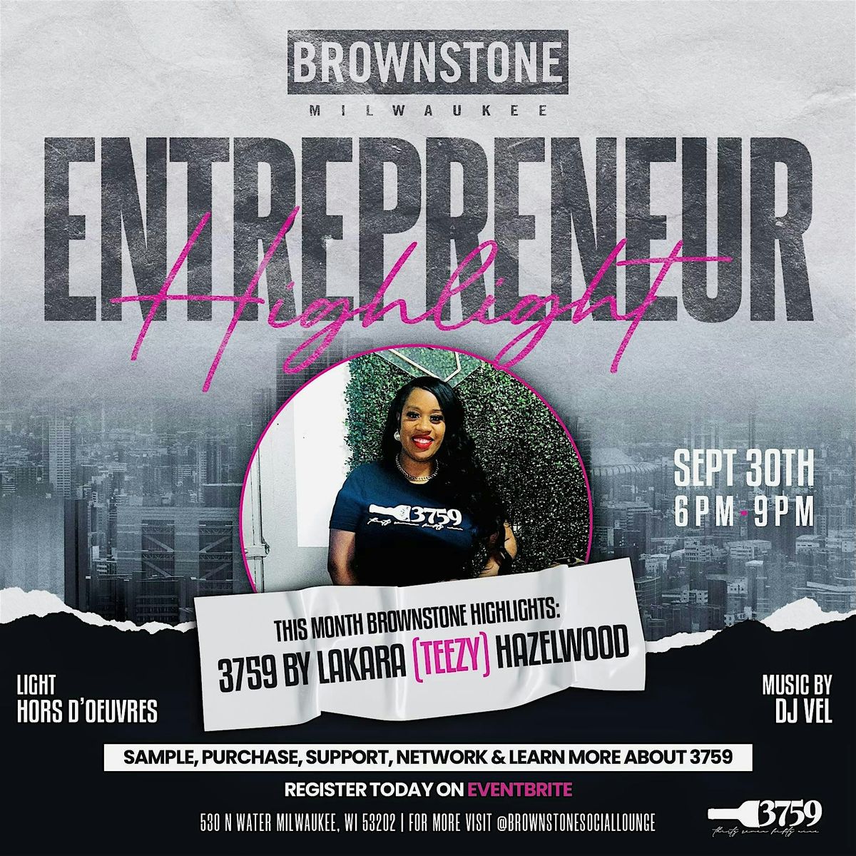 Brownstone Entrepreneur Highlight: 3759 By Lakara (Teezy) Hazelwood