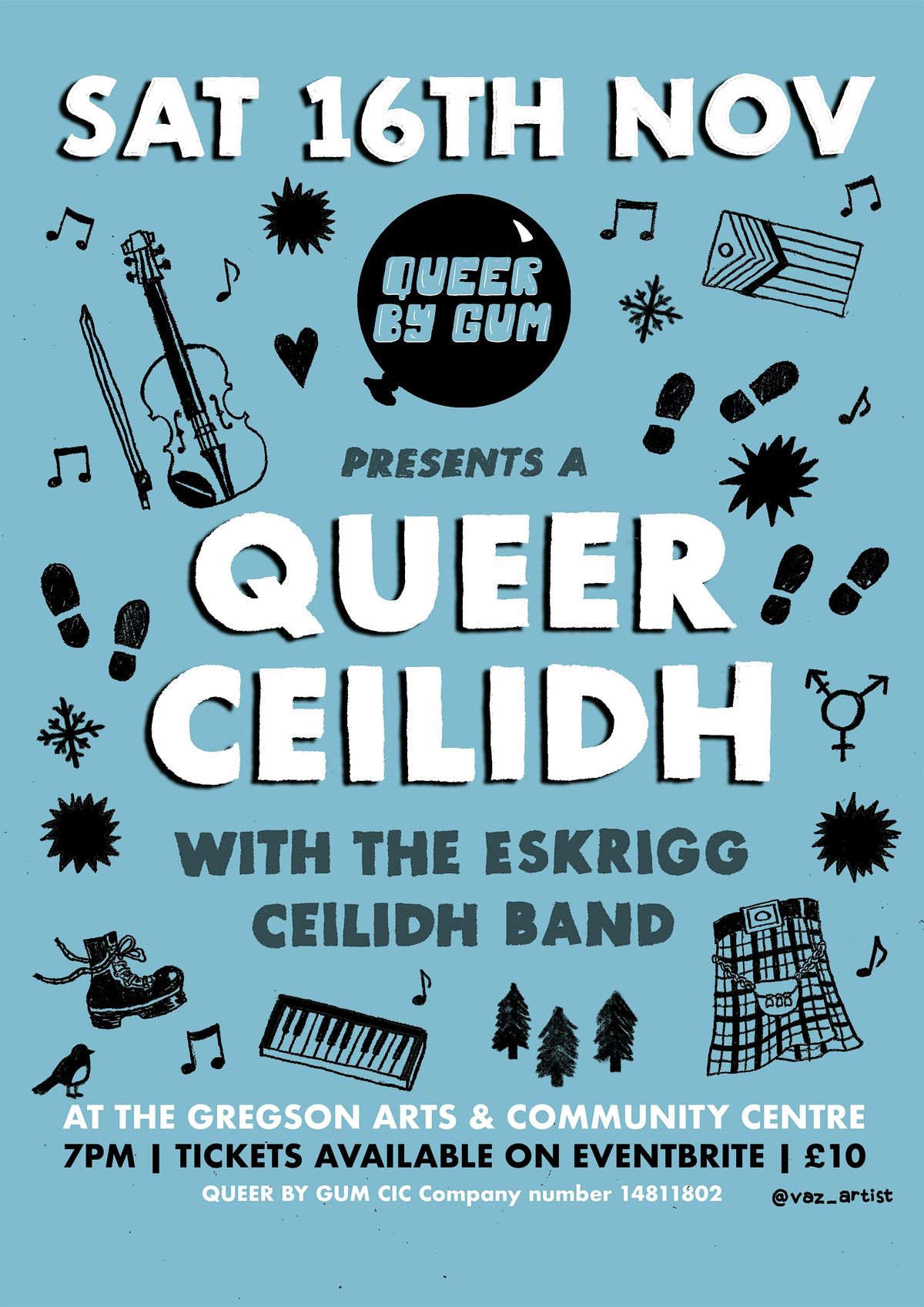 Queer Ceilidh with the Eskrigg Ceilidh Band