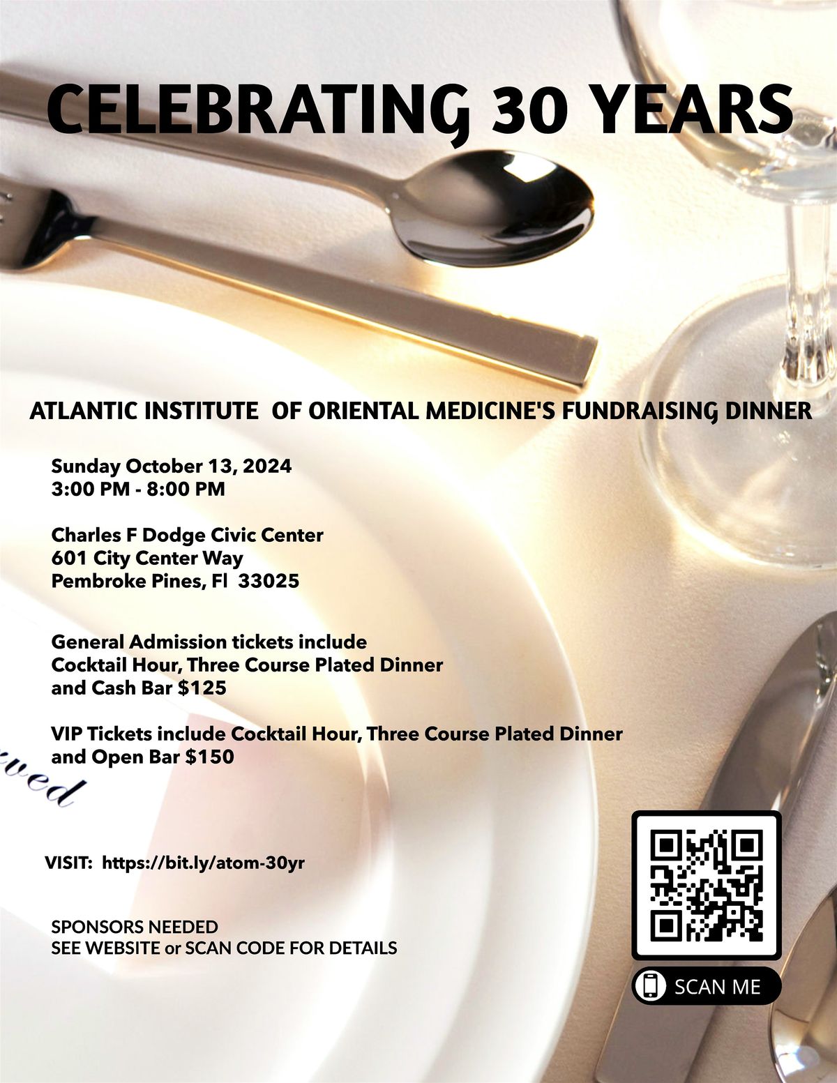 Atlantic Institute Of Oriental Medicine's Fundraising Dinner