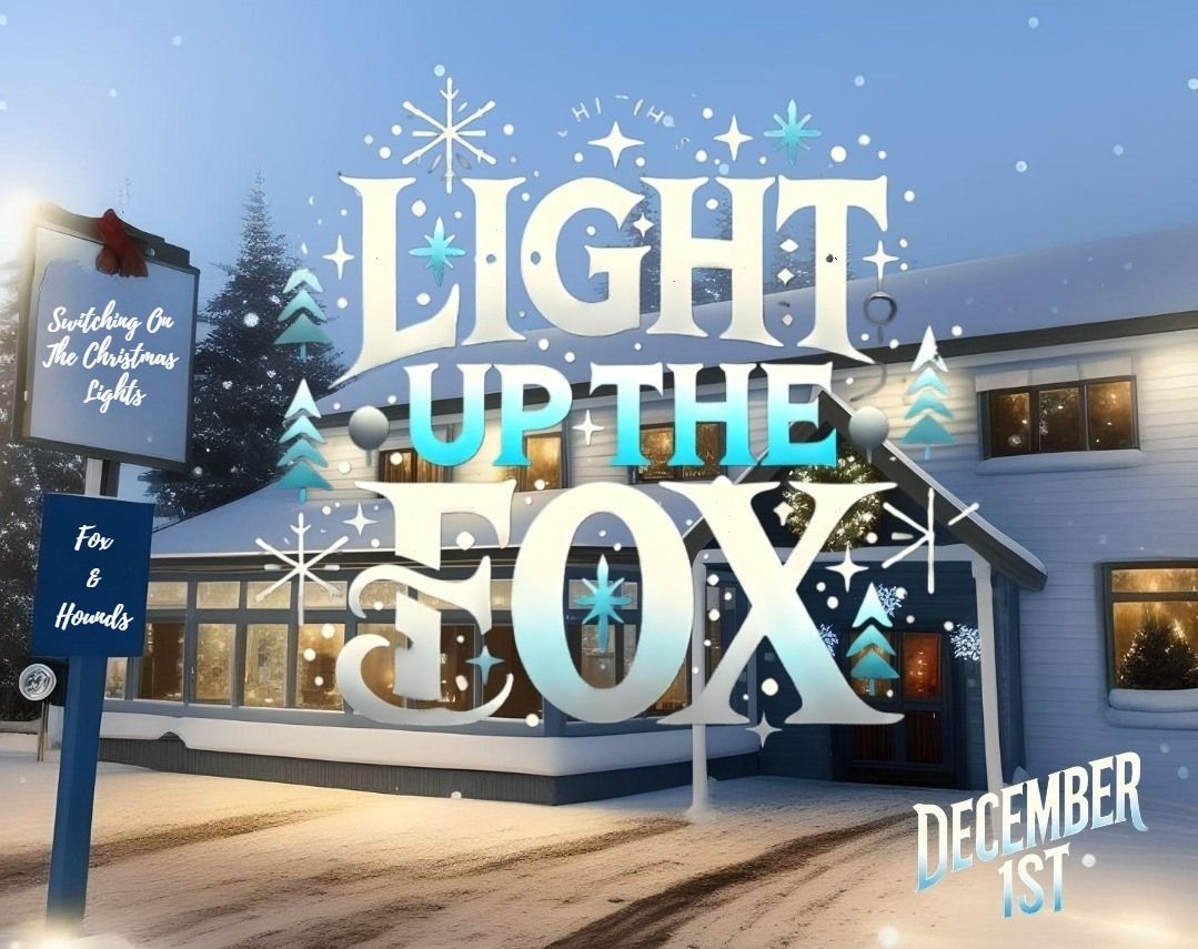 Light Up The Fox! Christmas Tree Light Switch On