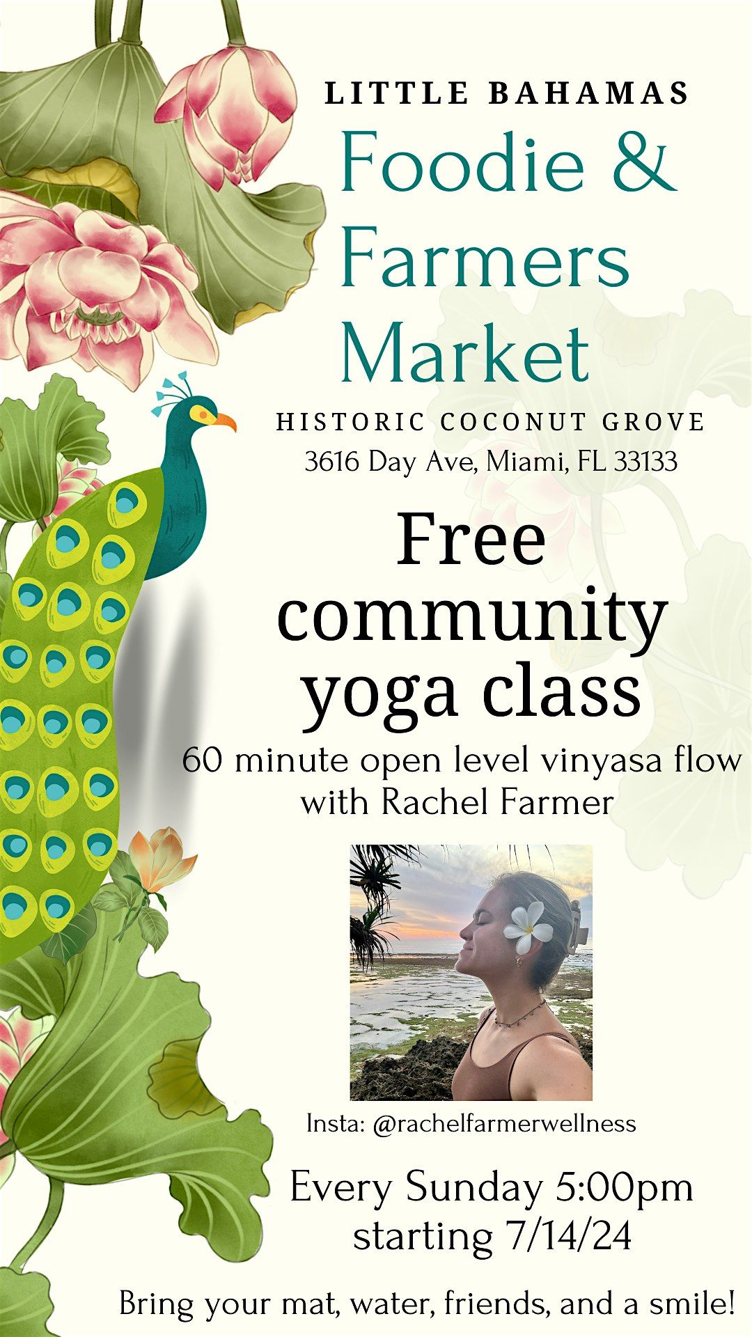 Little Bahama's Farmers Market Sunday Yoga