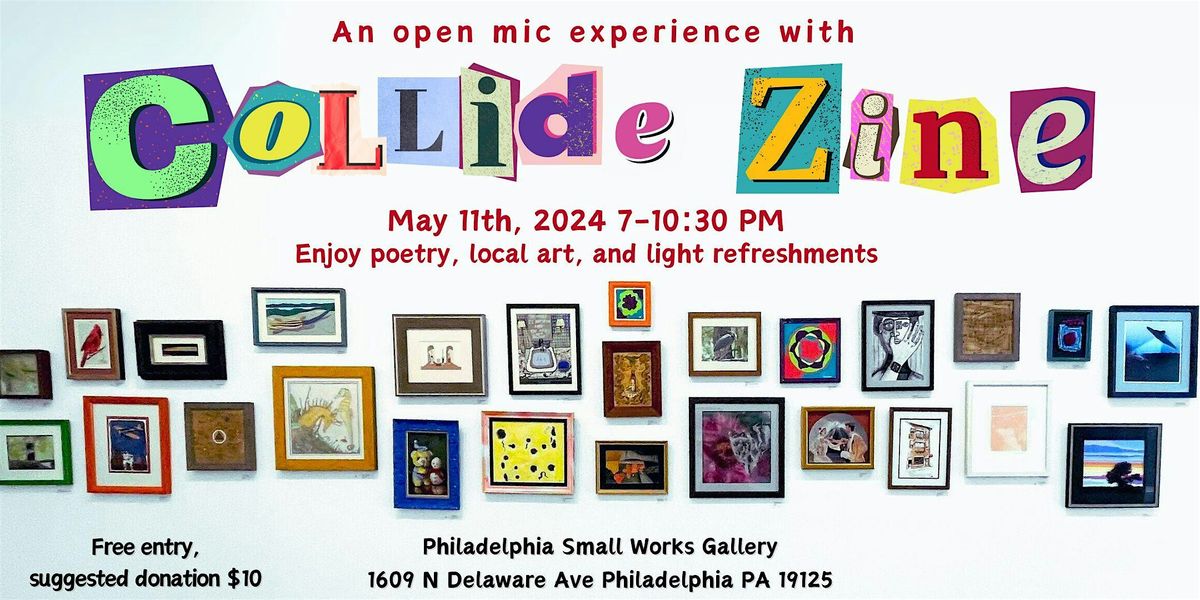 Poetry Open Mic and Artist Pop-Up with Philadelphia Small Works Gallery