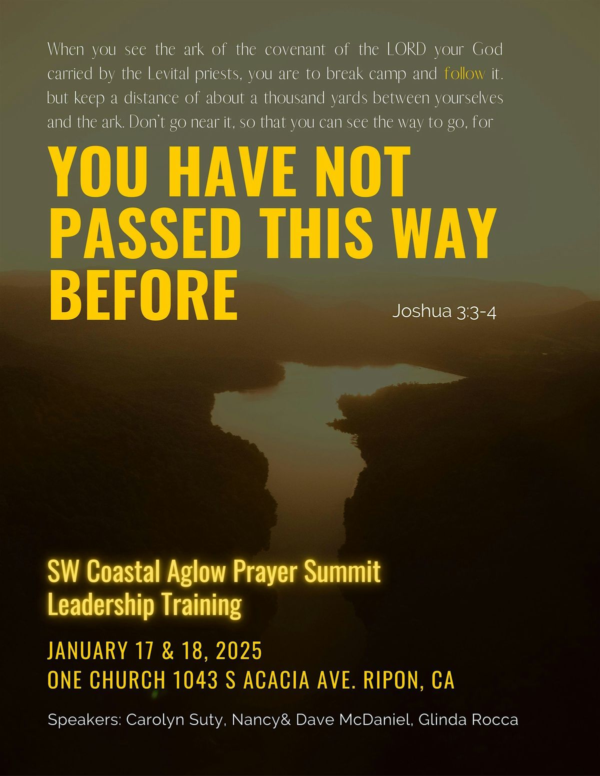 Aglow Prayer Summit & SWC Leadership Training 2025