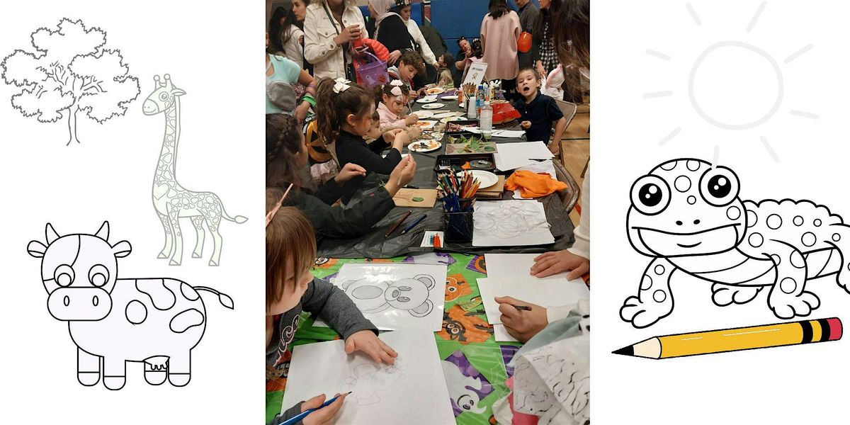 September 2024, Kids Drawing  Classes for Ages 5 - 13 years old