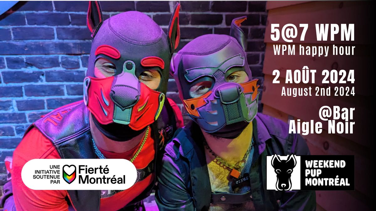 5@7 lancement du WPM - Concours Pup Montr\u00e9al 