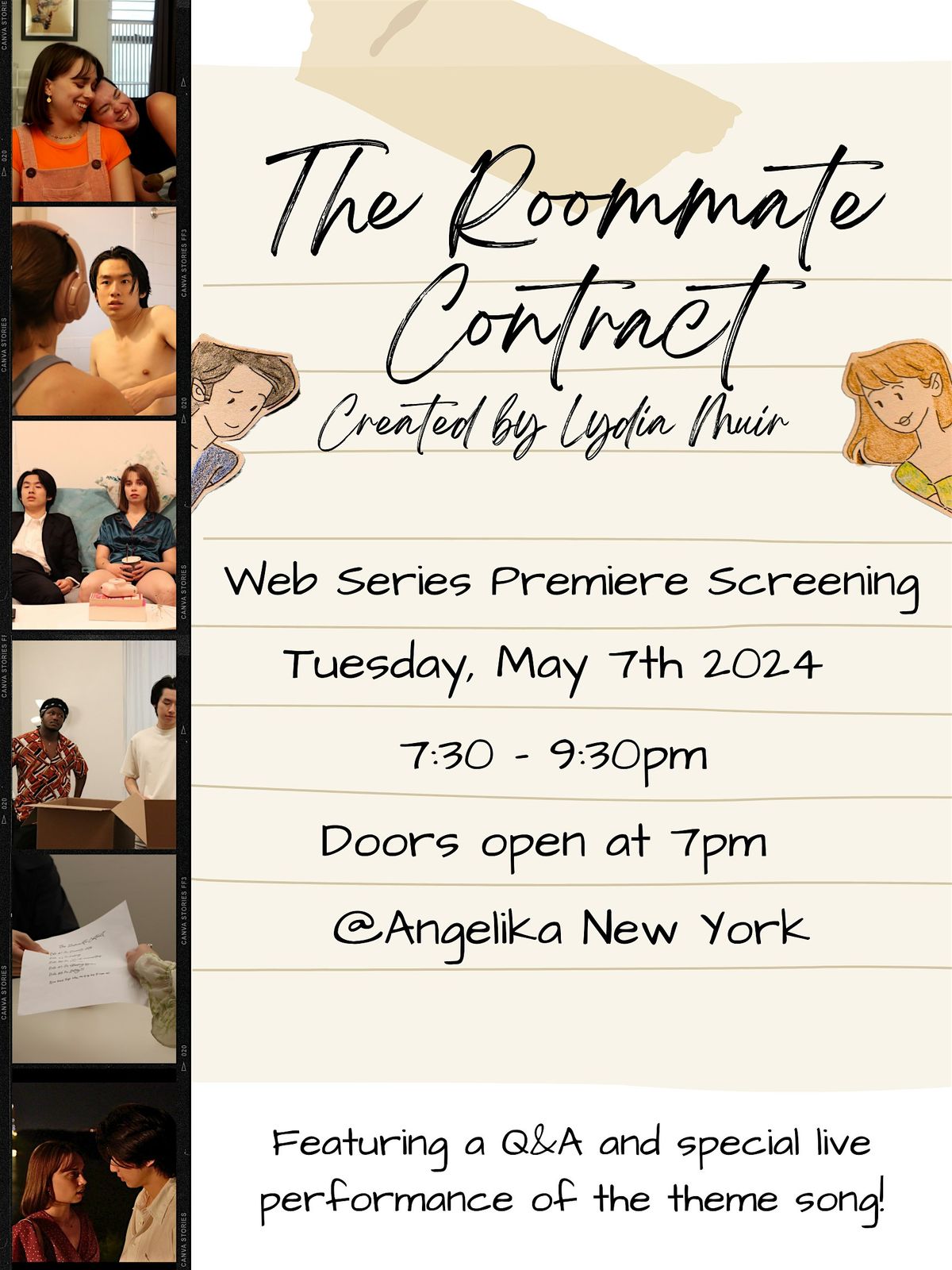 The Roommate Contract NYC Premiere Event