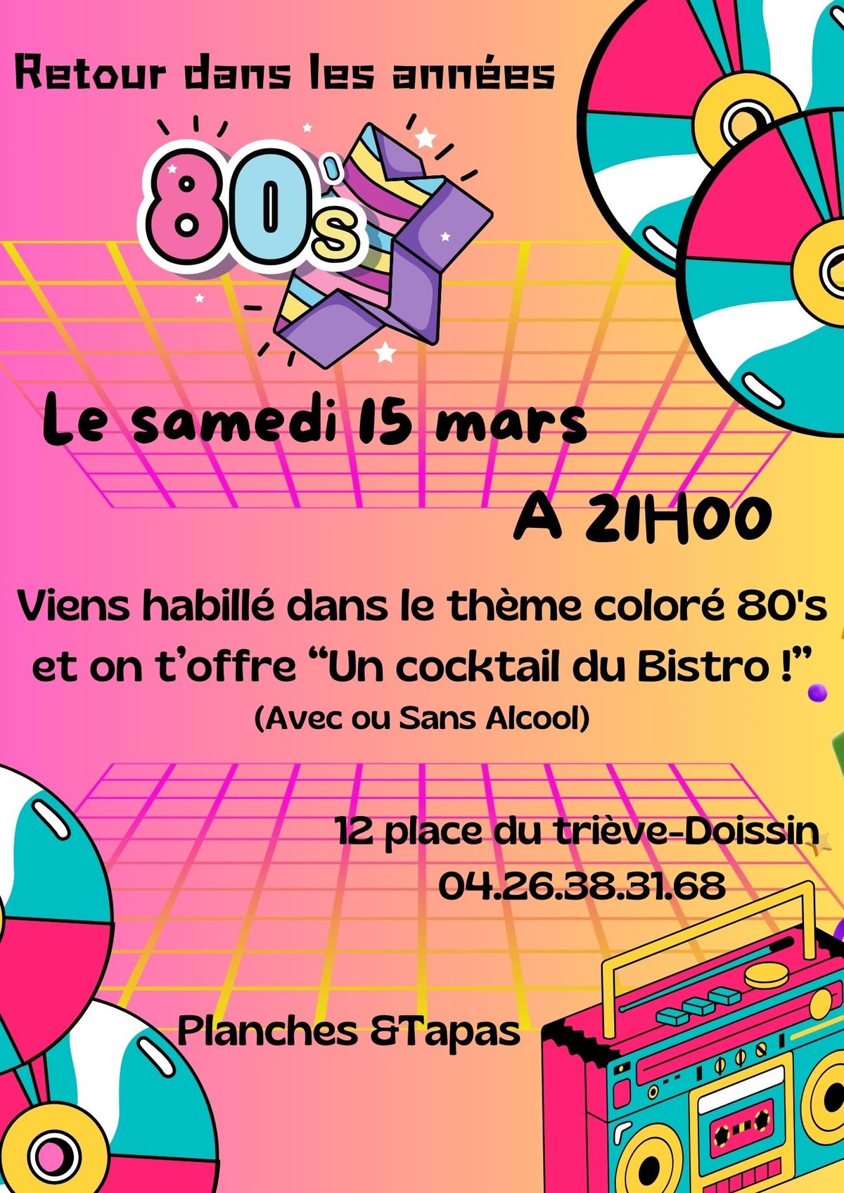 Retour dans les ann\u00e9es 80's