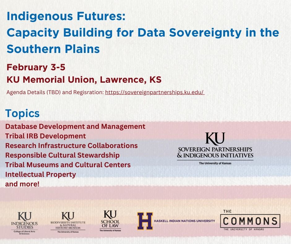 Indigenous Futures: Capacity Building for Data Sovereignty in the Southern Plains