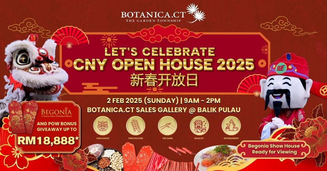 \ud83e\udde7 A Prosperous New Year Open House at Begonia @ Botanica.CT! 