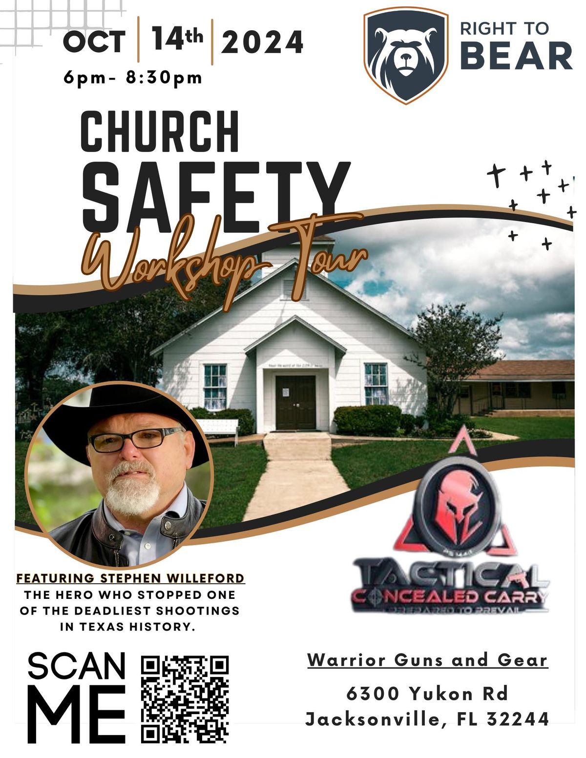 Stephen Willeford Church Safety Tour- Jacksonville, FL