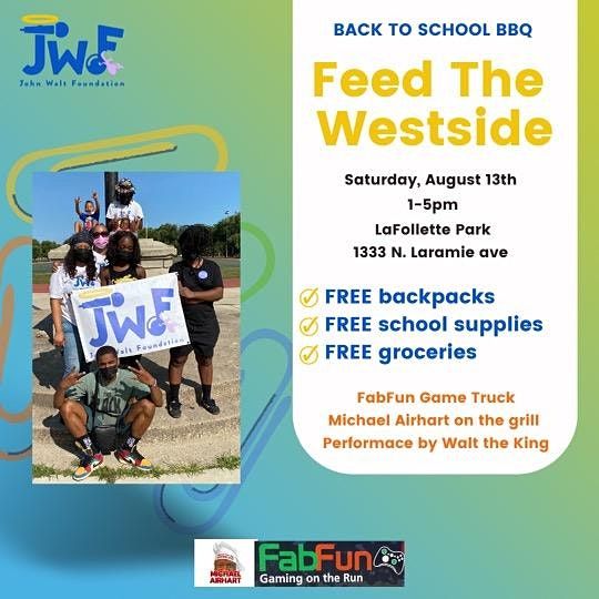 BACK -TO- SCHOOL EVENT"  John Walt Foundation \/ Feed The Westside