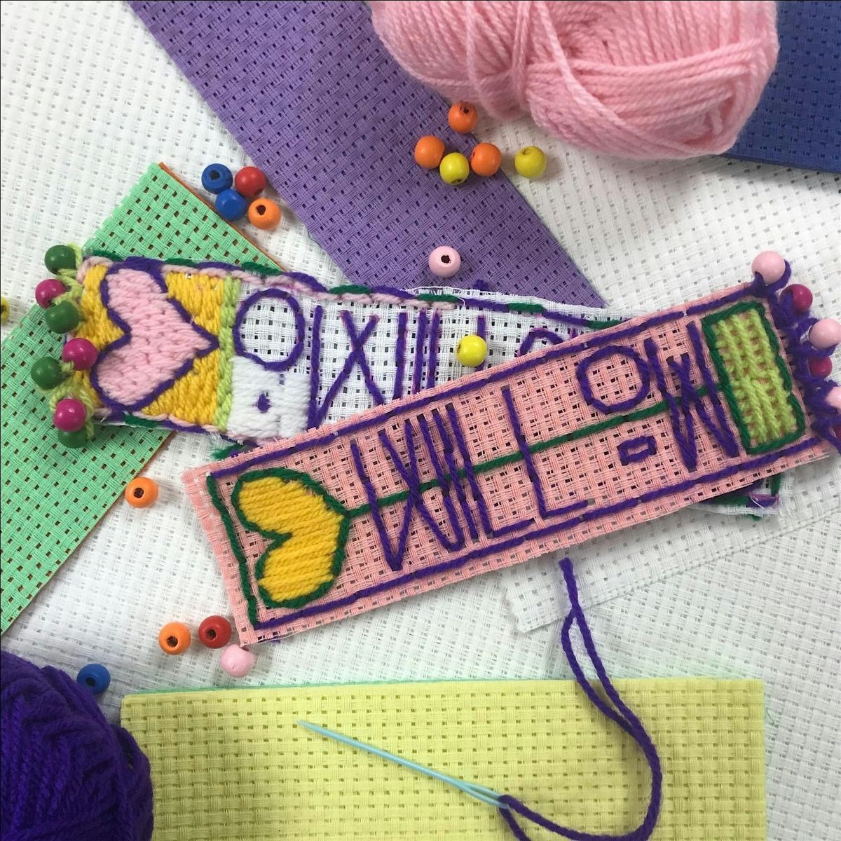 Summer Holiday Family Activity: Make an Embroidered Bookmark