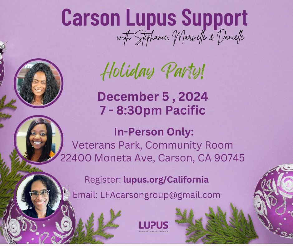 Carson Lupus Support - Holiday Party