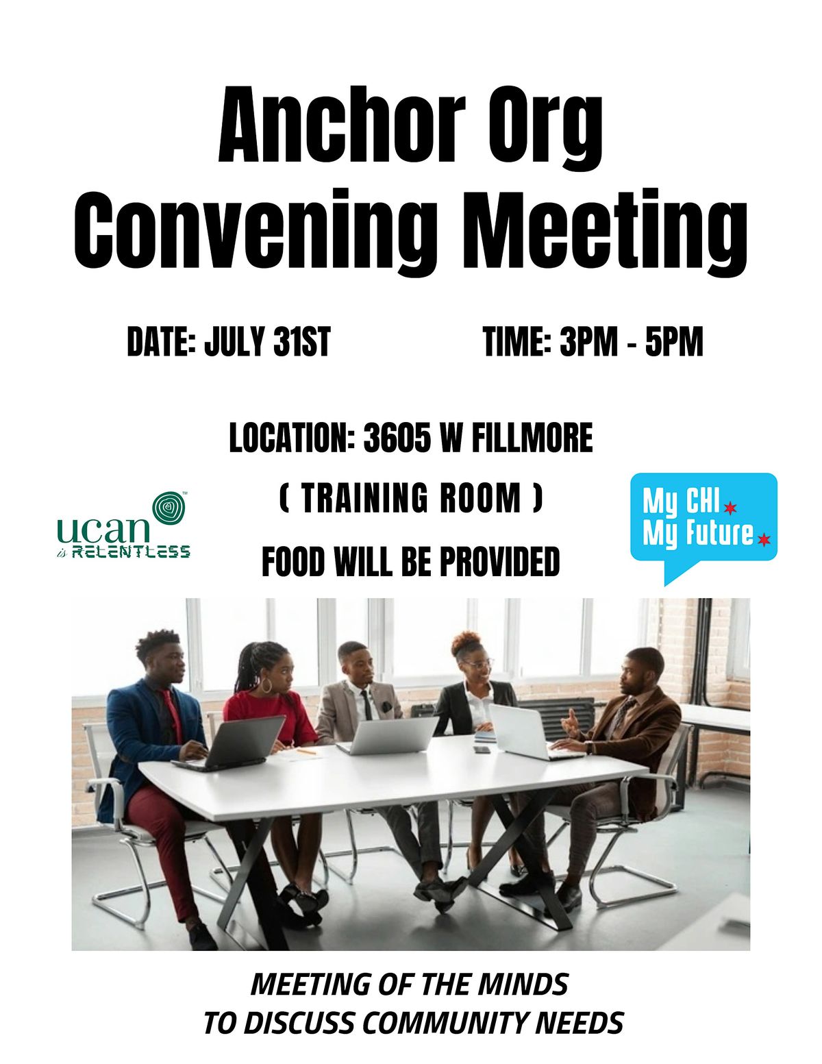 Anchor Org Convening Meeting