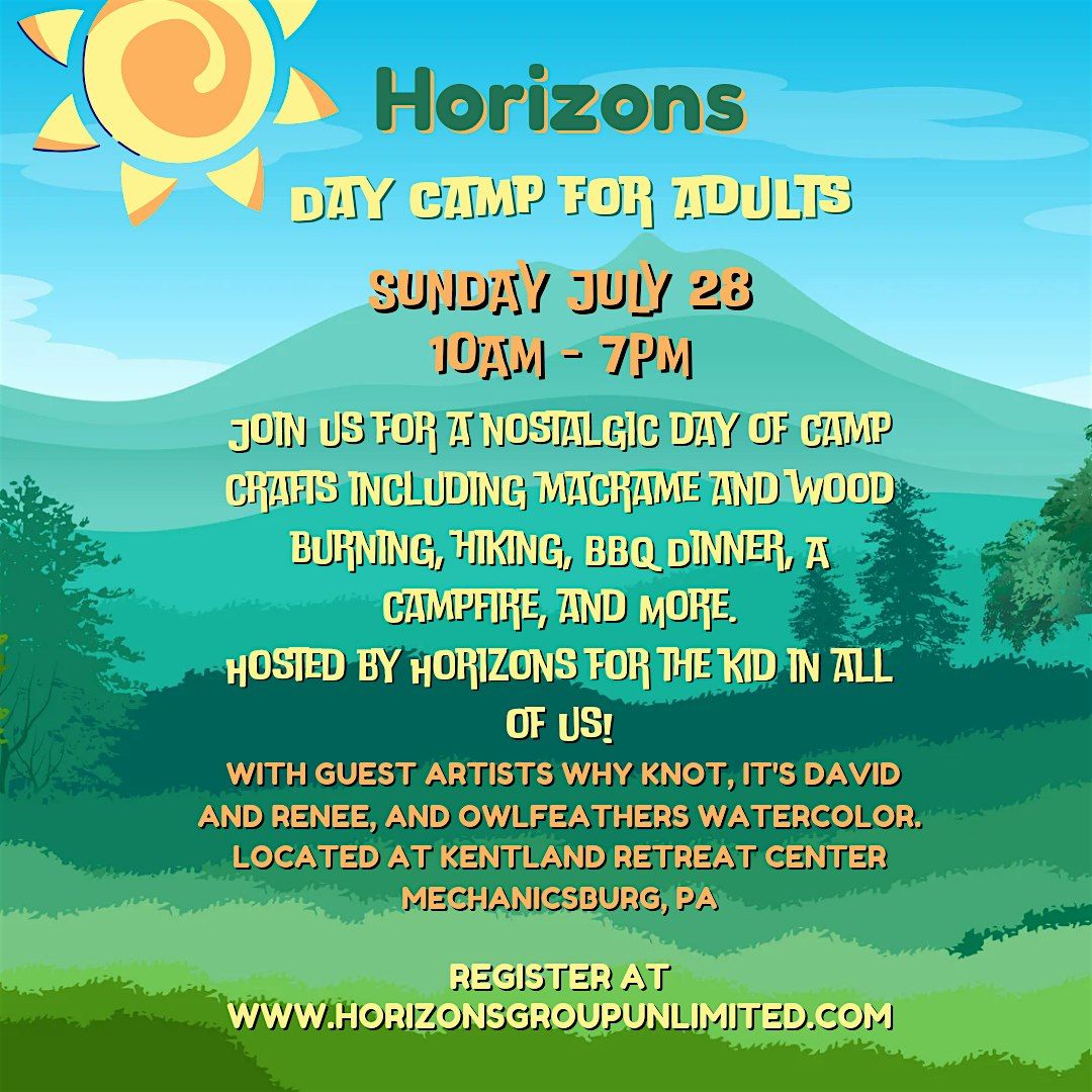 Horizons Day Camp For Adults