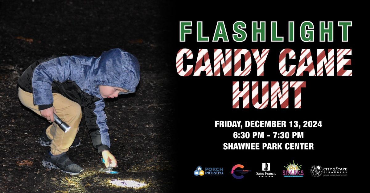 Flashlight Candy Cane Hunt