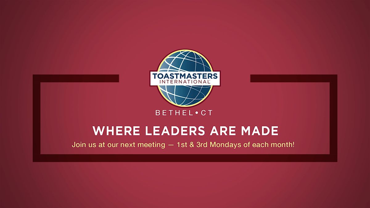 Become a Confident Speaker and Presenter with Toastmasters