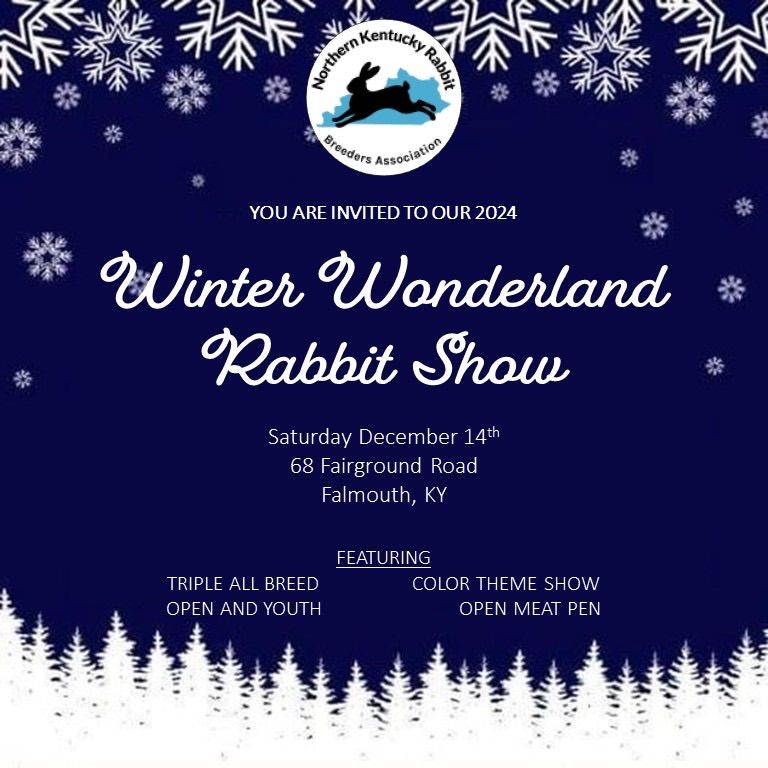 NKYRBA Winter Wonderland Rabbit Show 2024