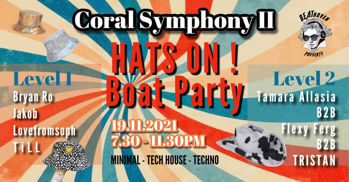 Beathoven pres. Coral Symphony II Hats On! Boat Party