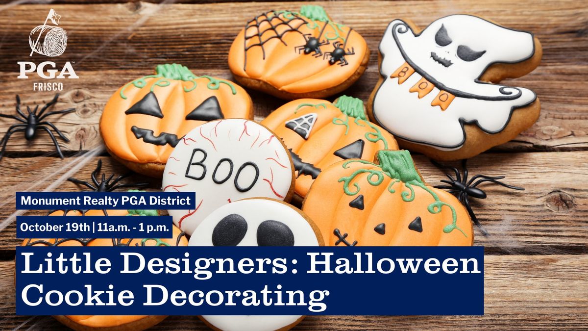 Little Designers: Halloween Cookie Decorating