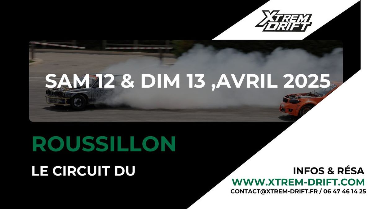 XtremDrift \u25b1 Stage Pilotage-Bapt\u00eame-Roulage Drift \u25b1 sur le Circuit du roussillon PERPIGNAN