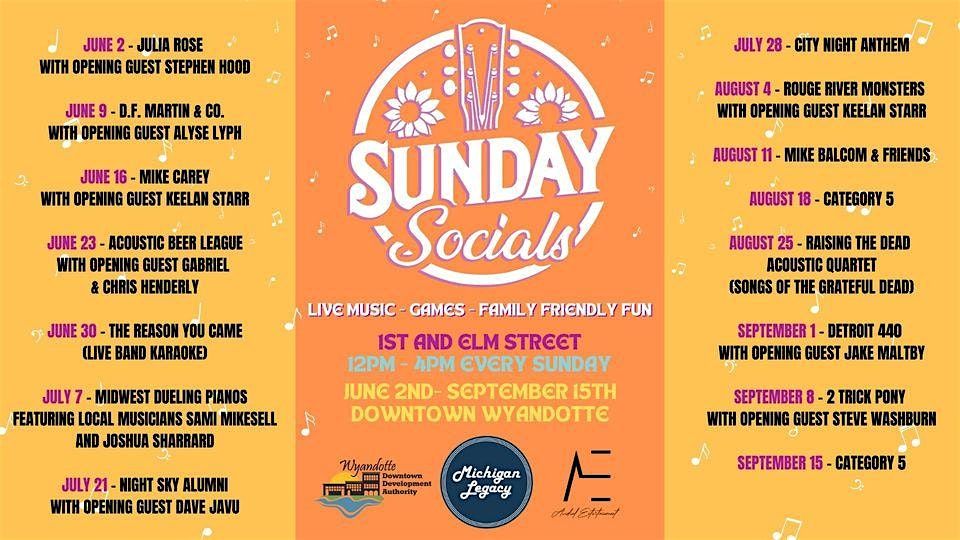 Sunday Socials: A Weekly Family-Friendly Music Series