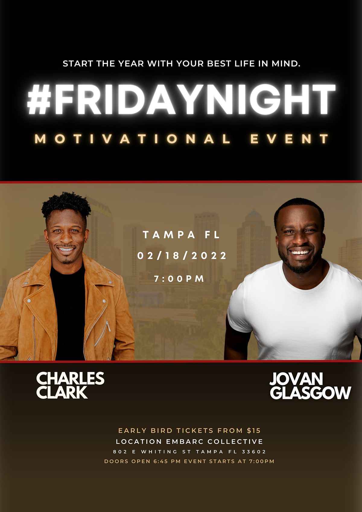 Friday Night | Motivational Speaking Event