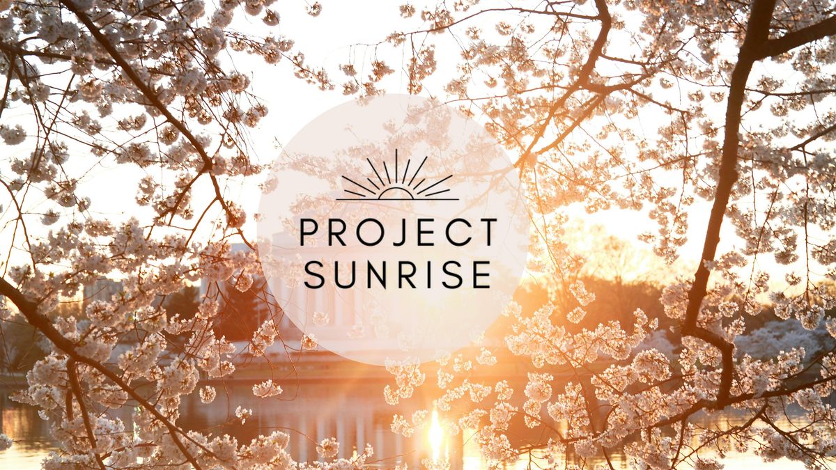 Project Sunrise Yoga at the Jefferson Memorial