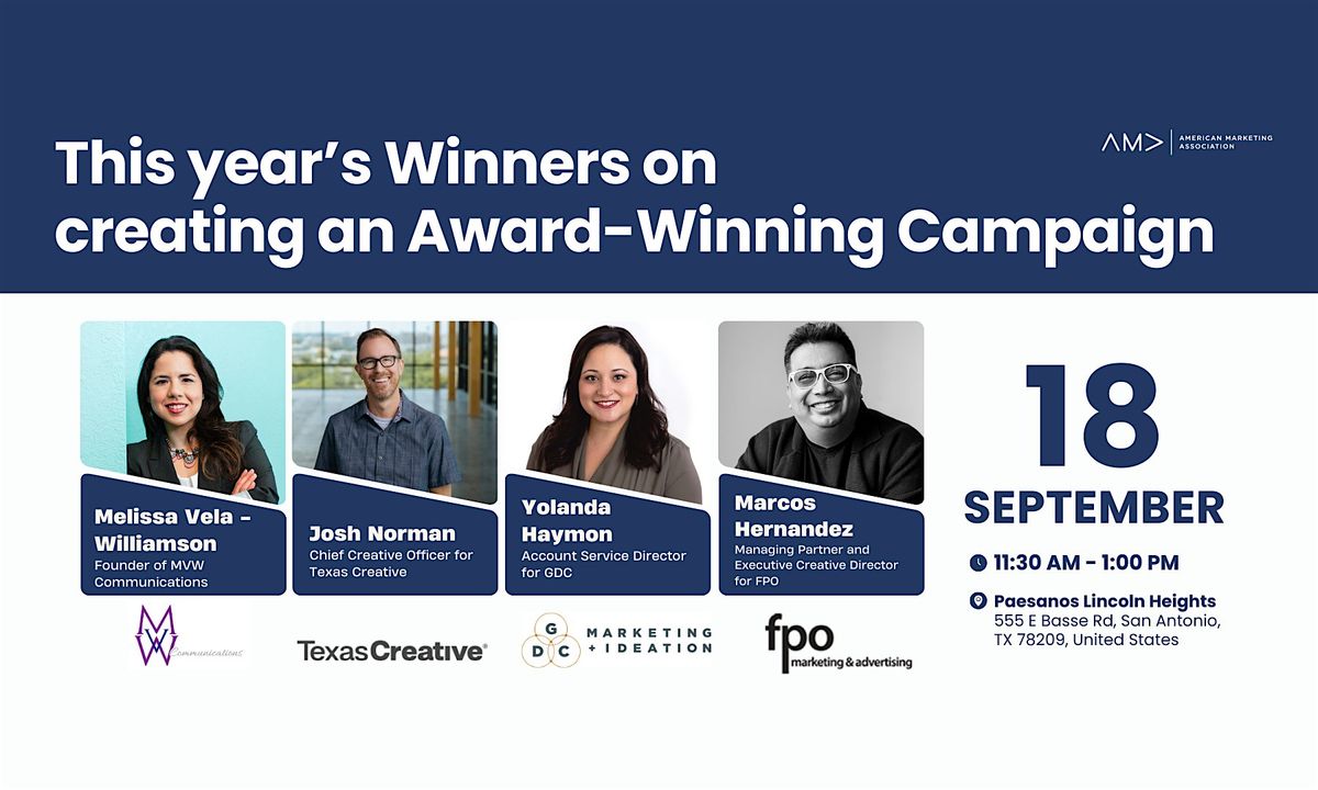 This year\u2019s Winners on  creating an Award-Winning Campaign!