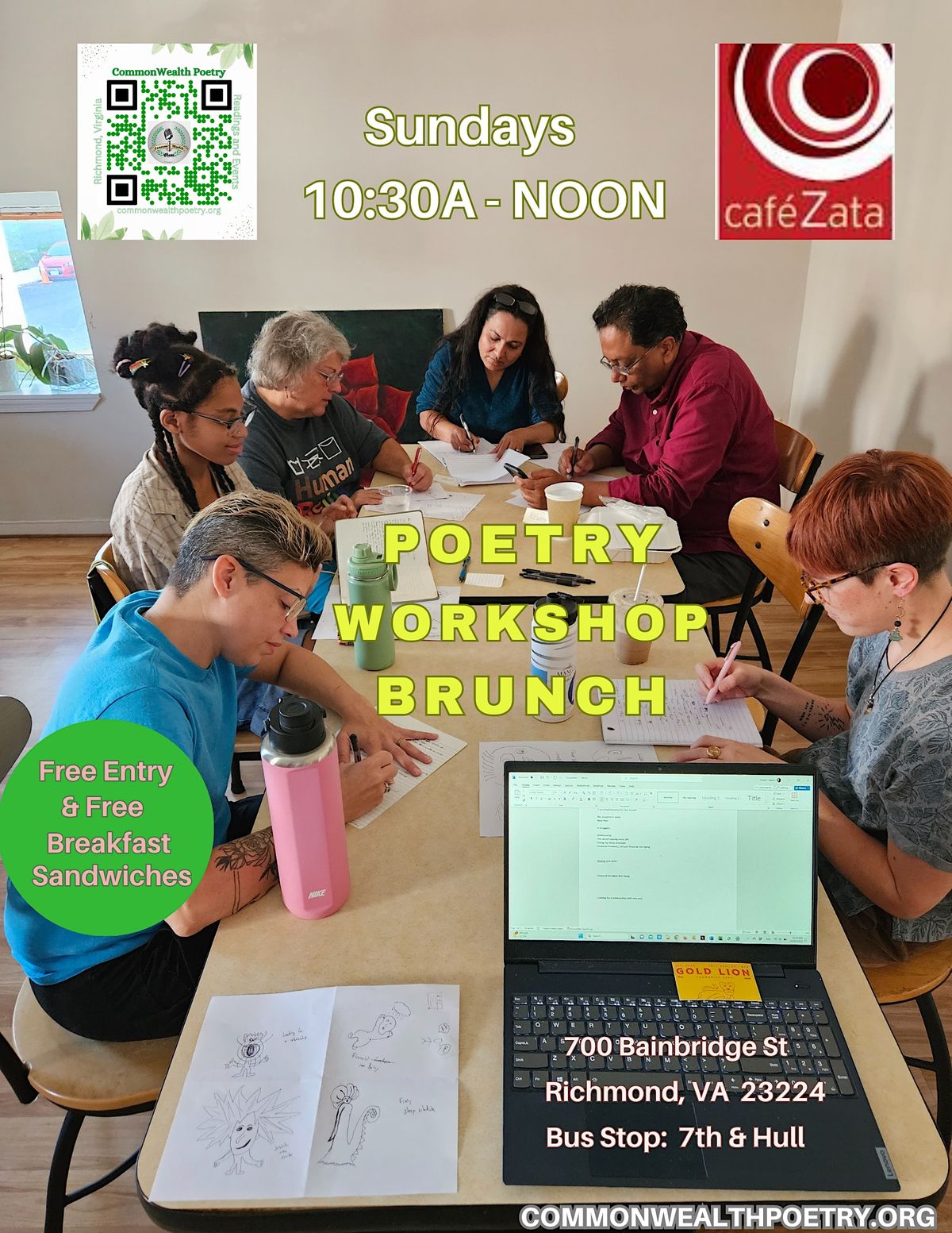 Poetry Writing Brunch (Workshop)