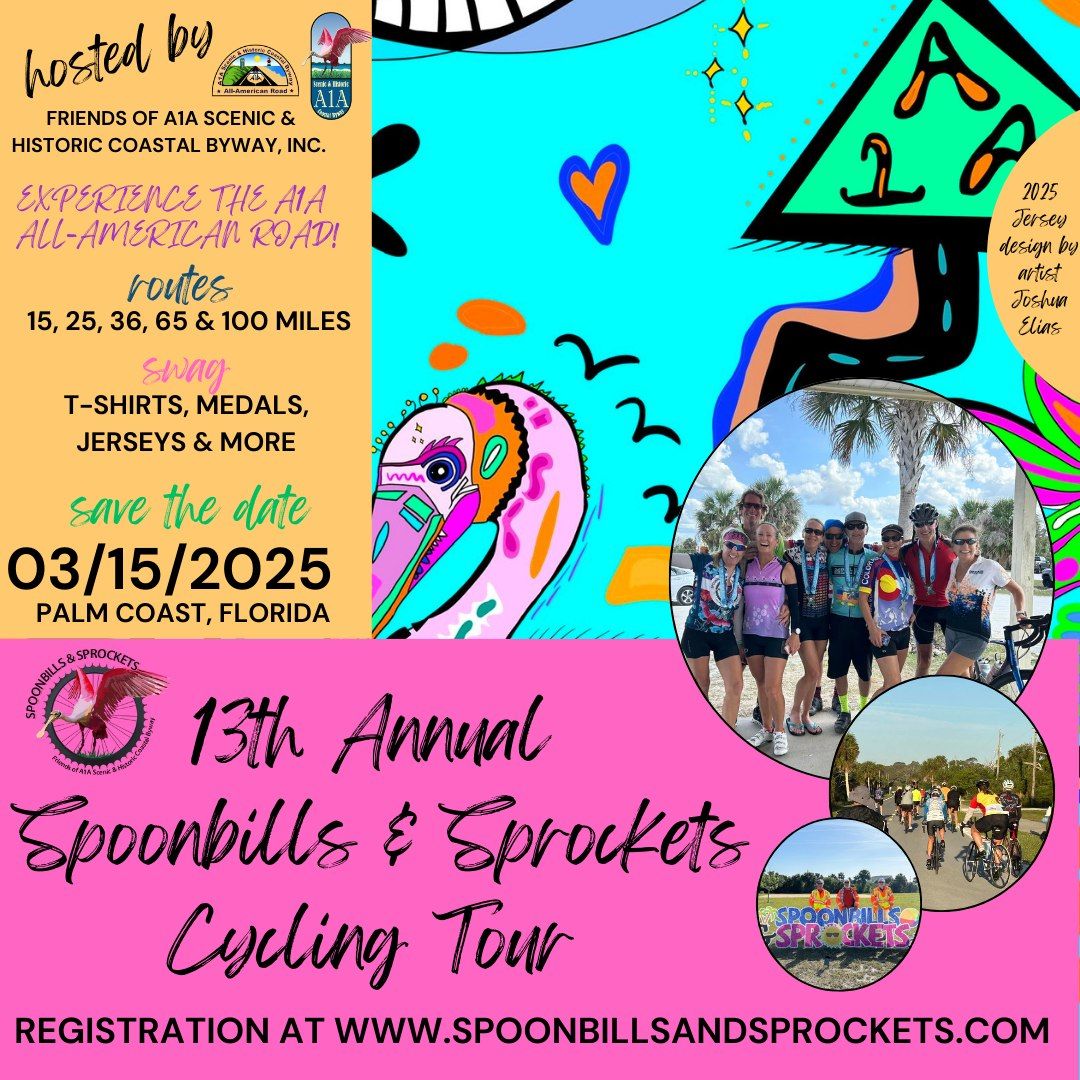 13th Annual Spoonbills & Sprockets Cycling Tour 