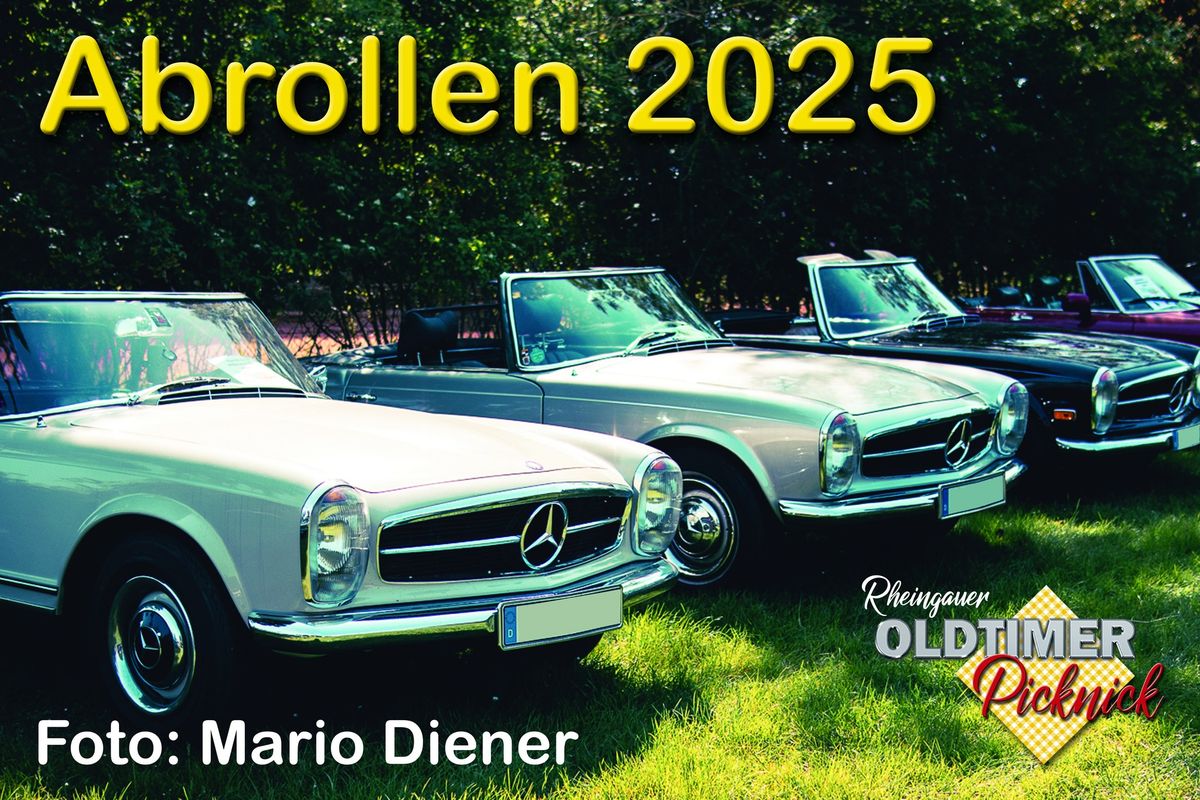 "Abrollen" des Rheingauer Oldtimer Picknick