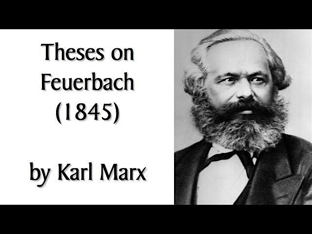 Theses on Feuerbach study group 4