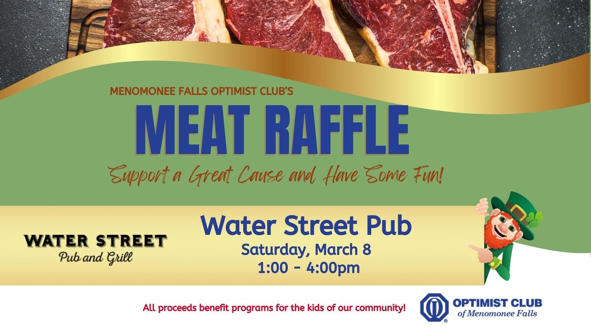 Optimist Club Meat Raffle at Water Street Pub