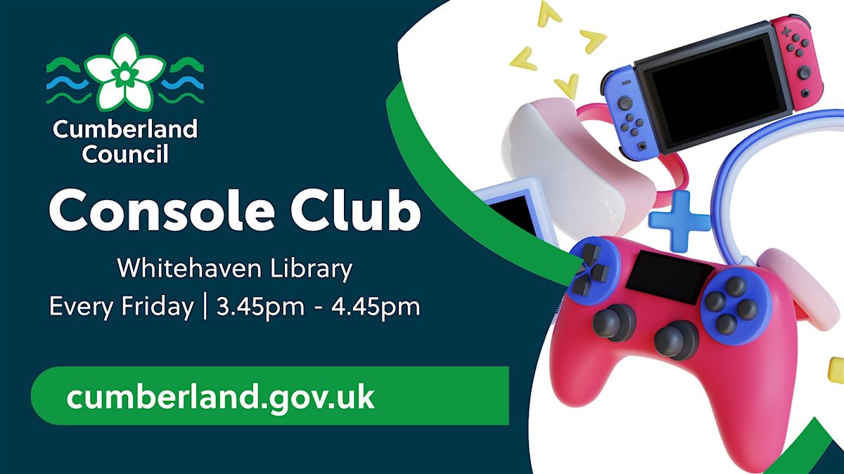 Console Club at Whitehaven Library