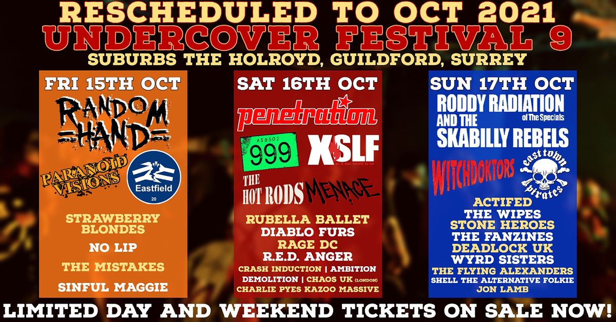 Undercover Festival 9 (Rescheduled) (Guildford Surrey)