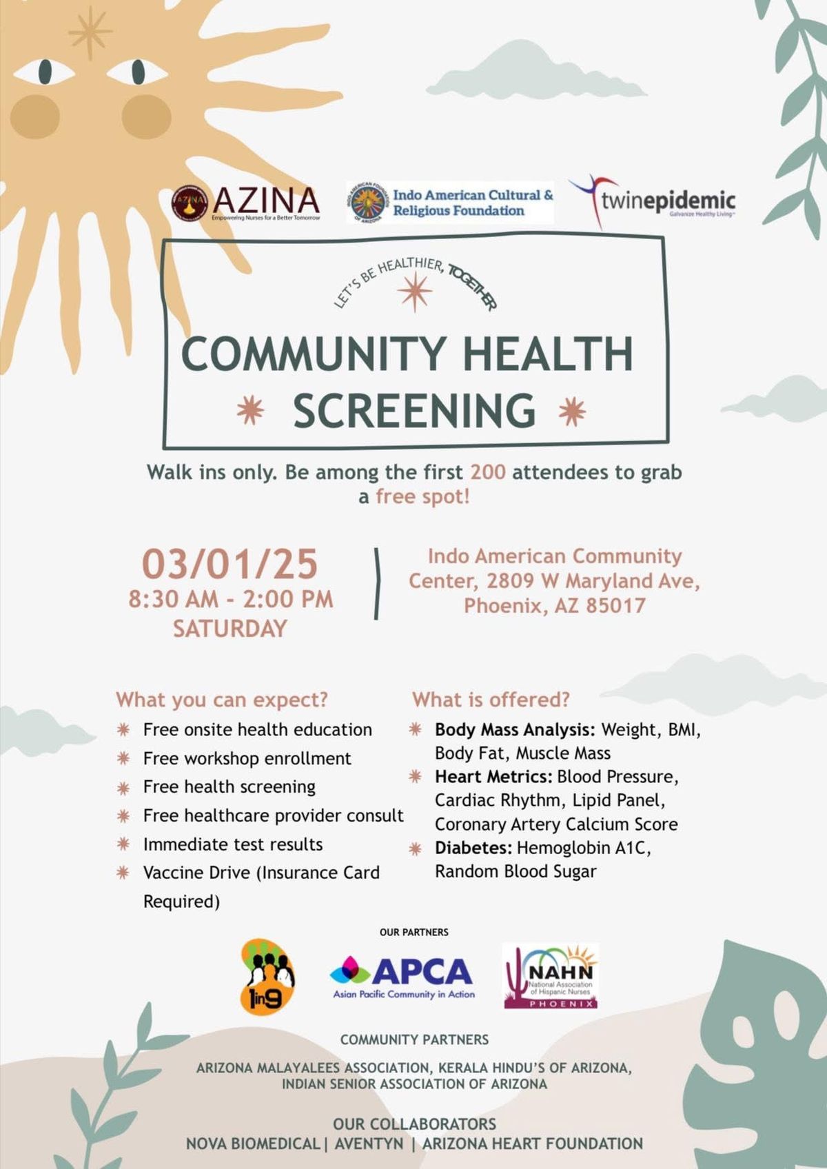 Free Community Health Fair 