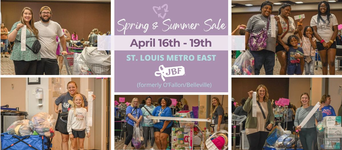 JBF St. Louis Metro East Pop-Up Kids' Consignment Sale - Spring & Summer