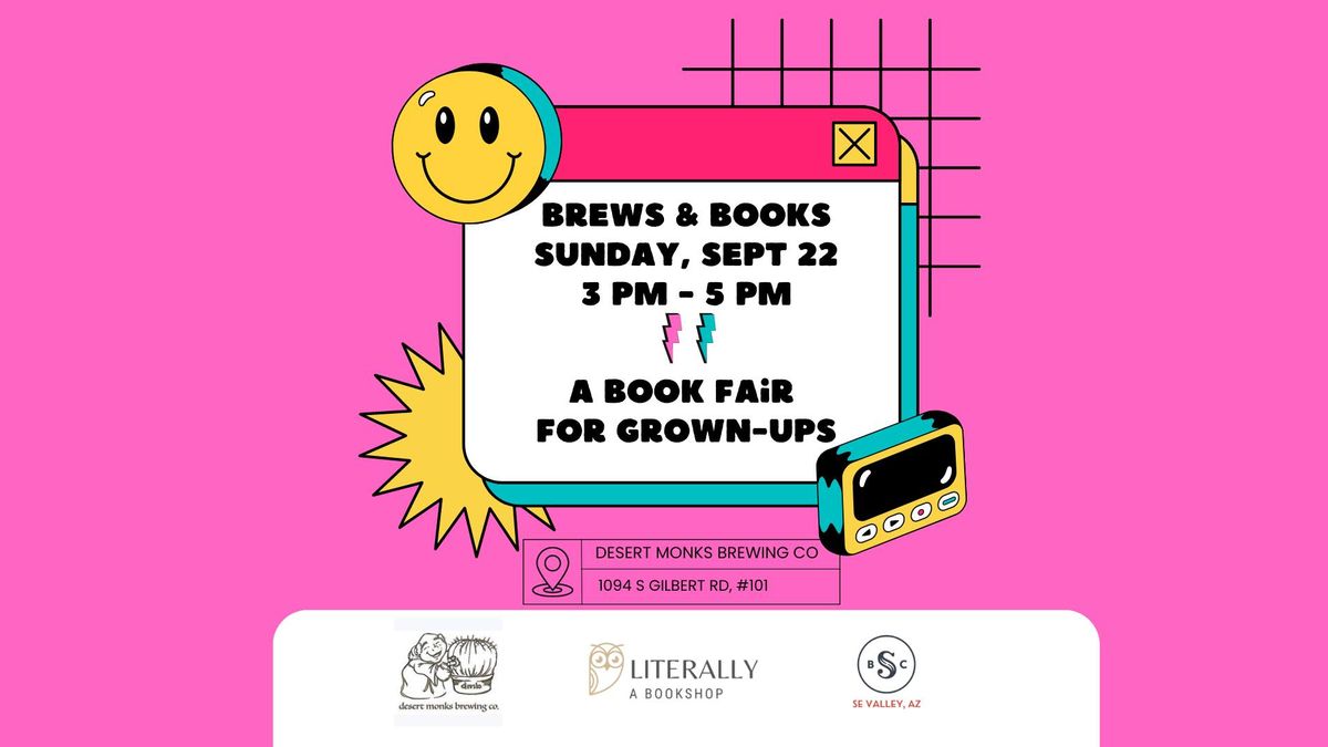 Brews & Books: A Book Fair for Grown-Ups