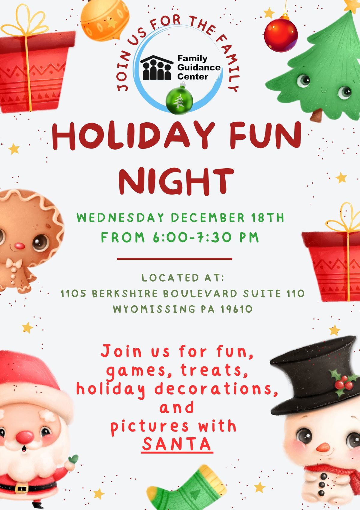 Family Fun Holiday Night