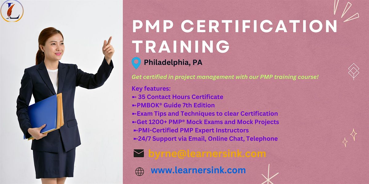 Confirmed 4 Day PMP Bootcamp In Philadelphia, PA