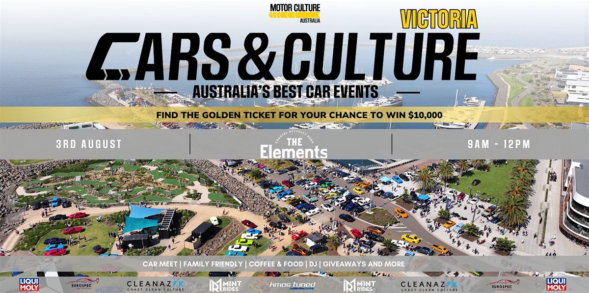 Cars & Culture Melbourne - 3rd August - VIC