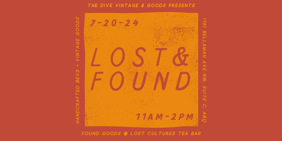 Lost & Found Vintage Market at Tea Bar