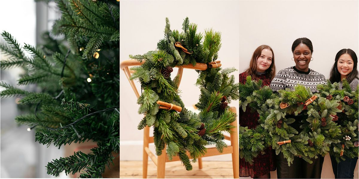 (FOLK AT THIRT SIX) Christmas Wreath workshop