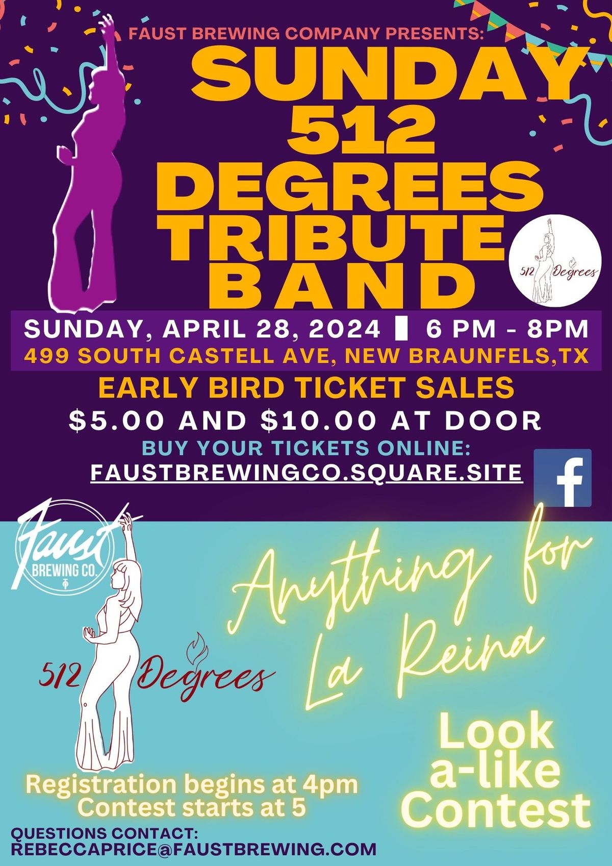 512 DEGREES TRIBUTE BAND: ANYTHING FOR LA REINA
